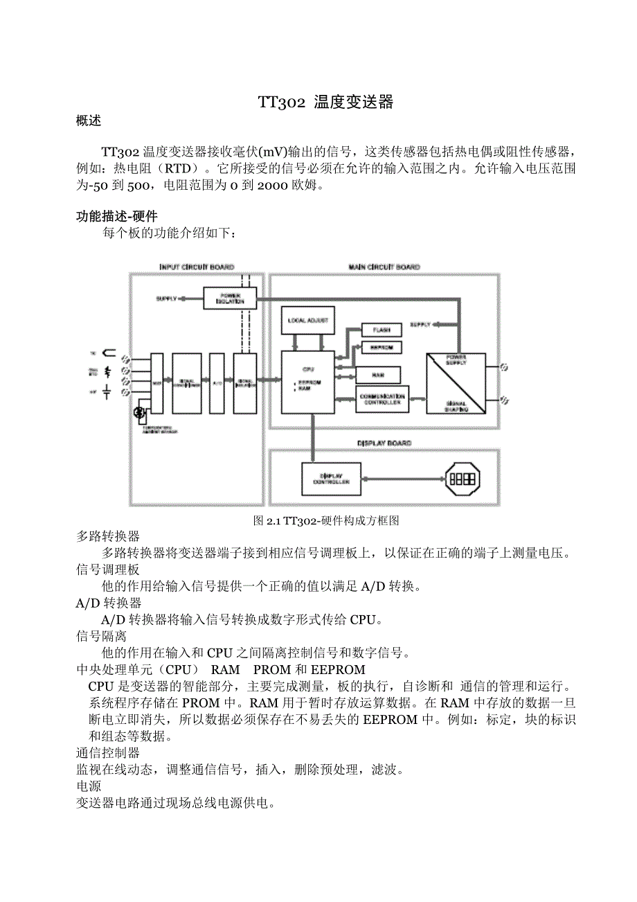 温度变送器-外文翻译-外文文献-英文文献-TT302-温度变送器_第1页