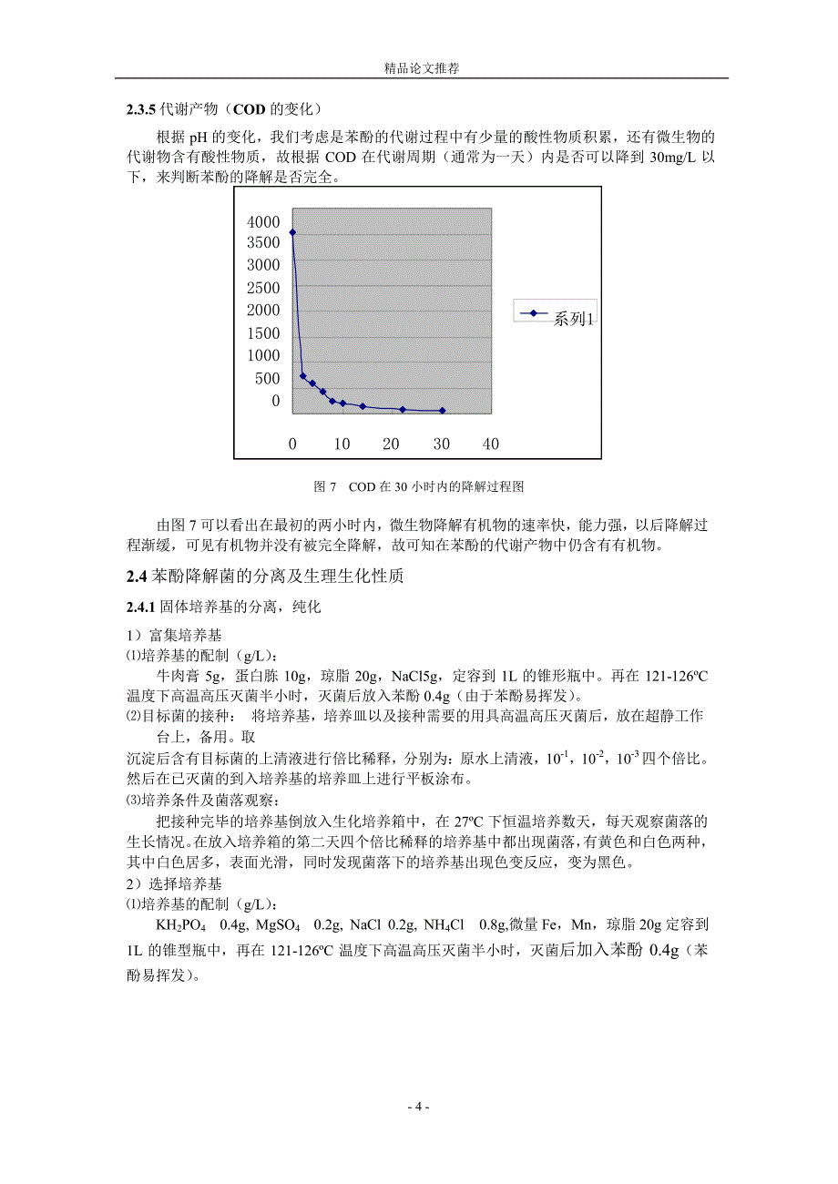 从活性污泥中培养驯化分离苯酚降解菌的实验研究_第4页