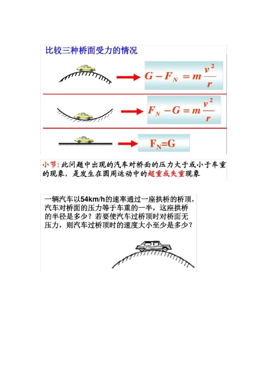 圆周运动汽车过桥_第3页