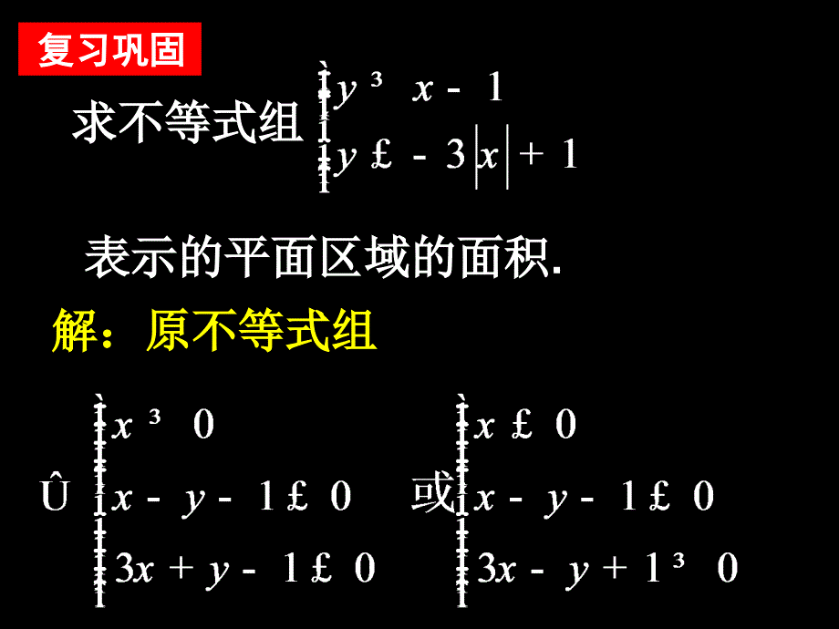 0621高一数学简单的线性规划问题1_第2页