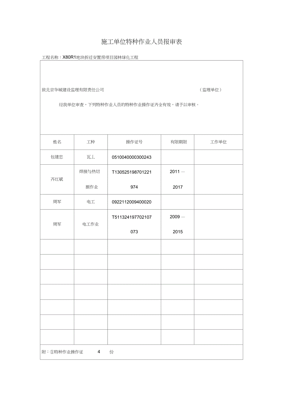 特种作业人员报审表_第1页