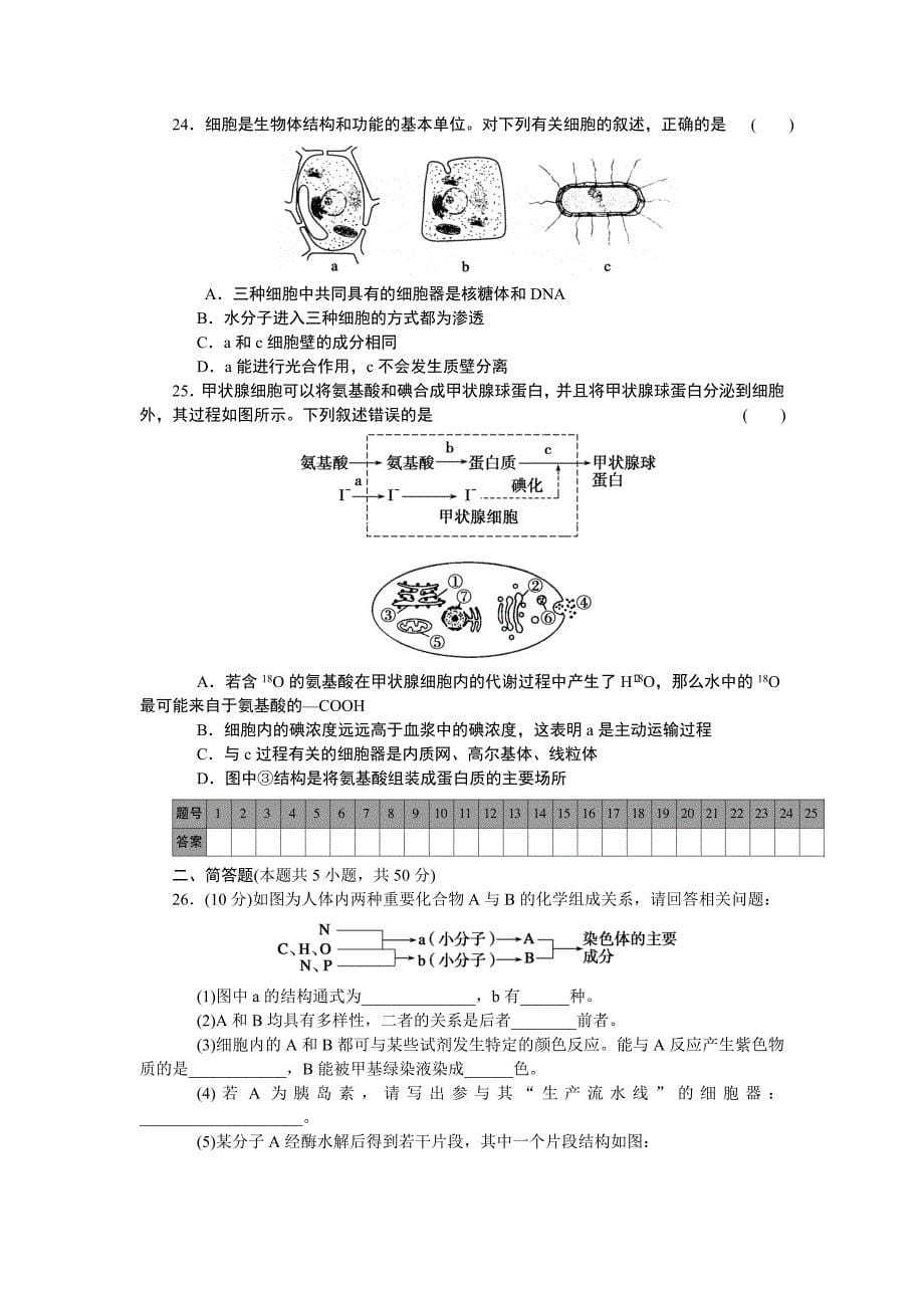 期中综合检测(二)_第5页