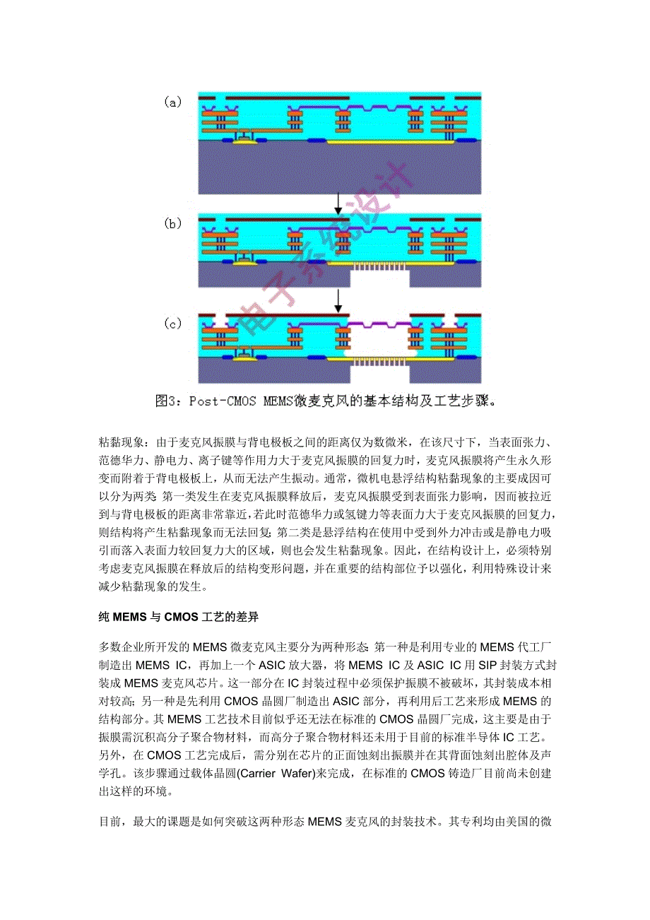 CMOS电容式微麦克风设计_第3页