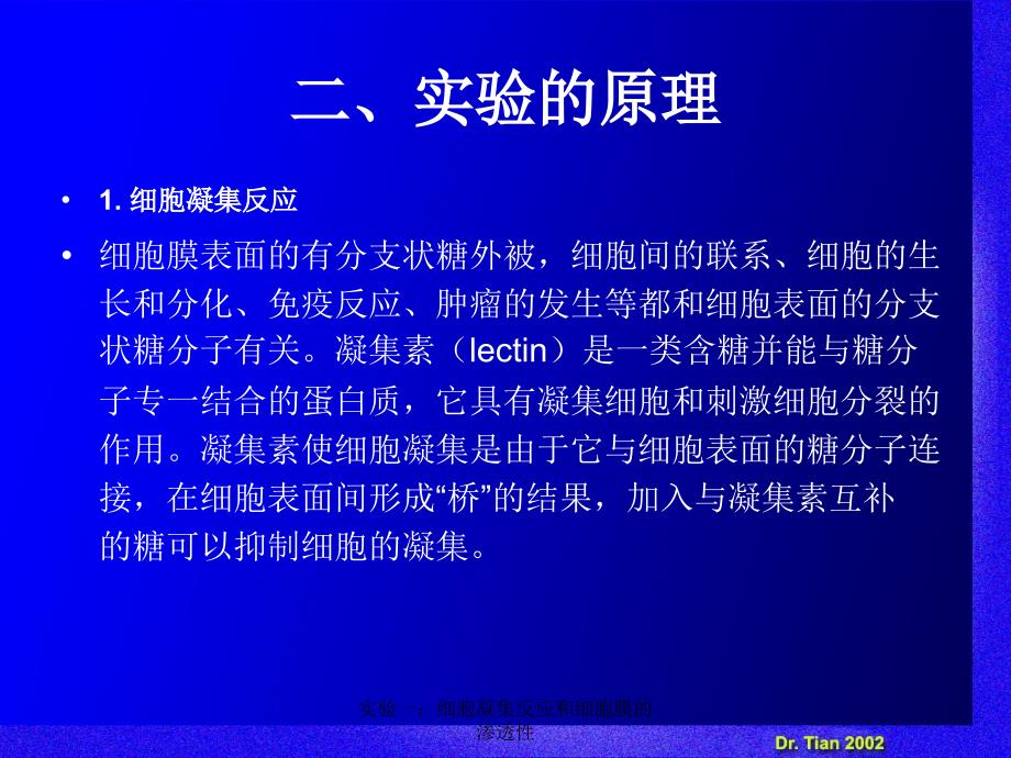 实验一细胞凝集反应和细胞膜的渗透性课件_第4页