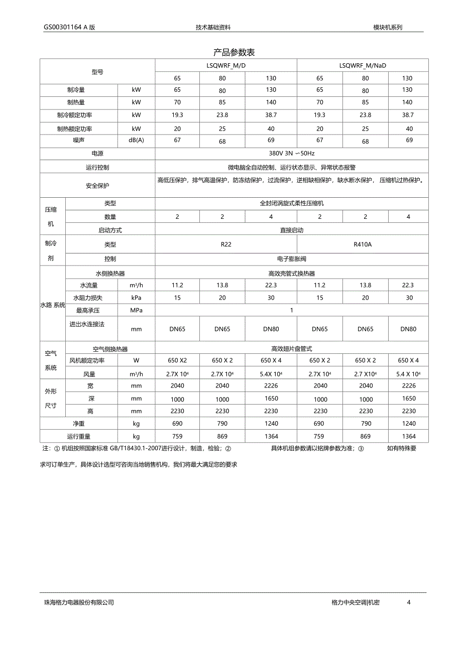 格力D系列模块机技术基础资料_第4页