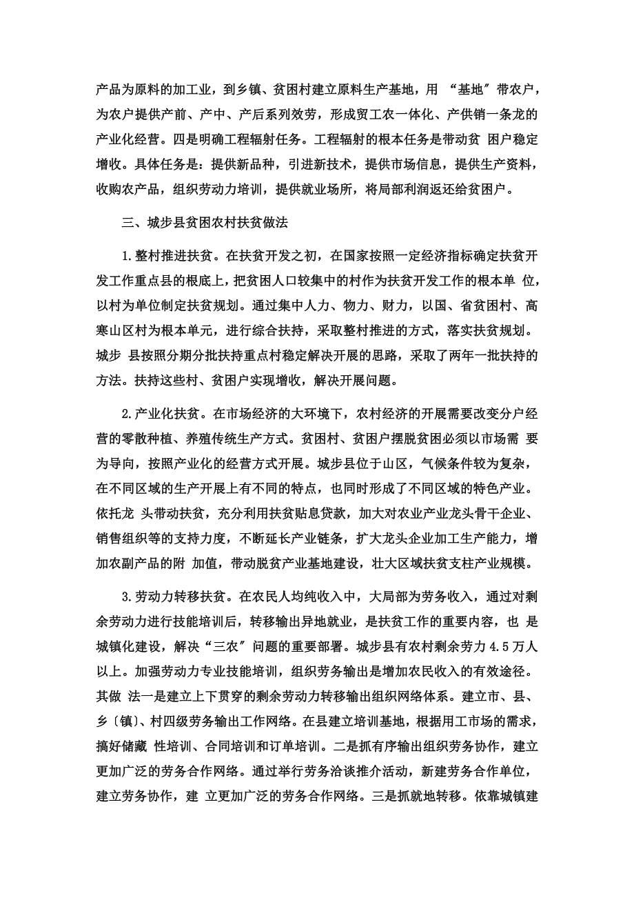 最新关于城步县农村扶贫模式的探讨_第5页