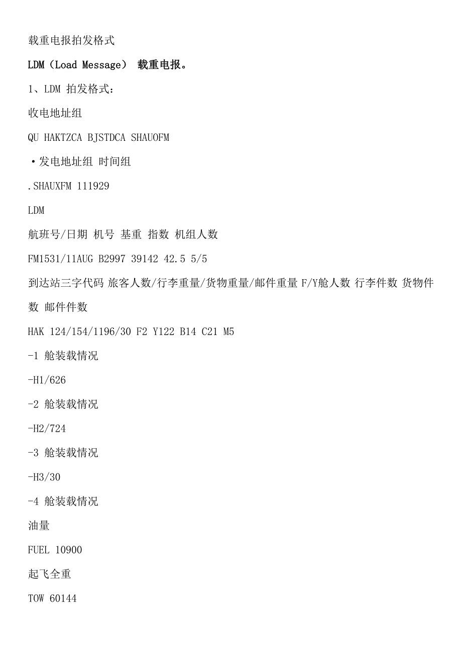 载重电报拍发格式.docx_第1页