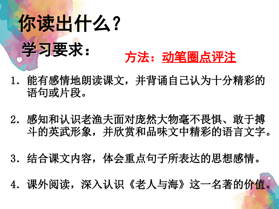 六年级语文上册老人与海1课件语文S版课件_第4页