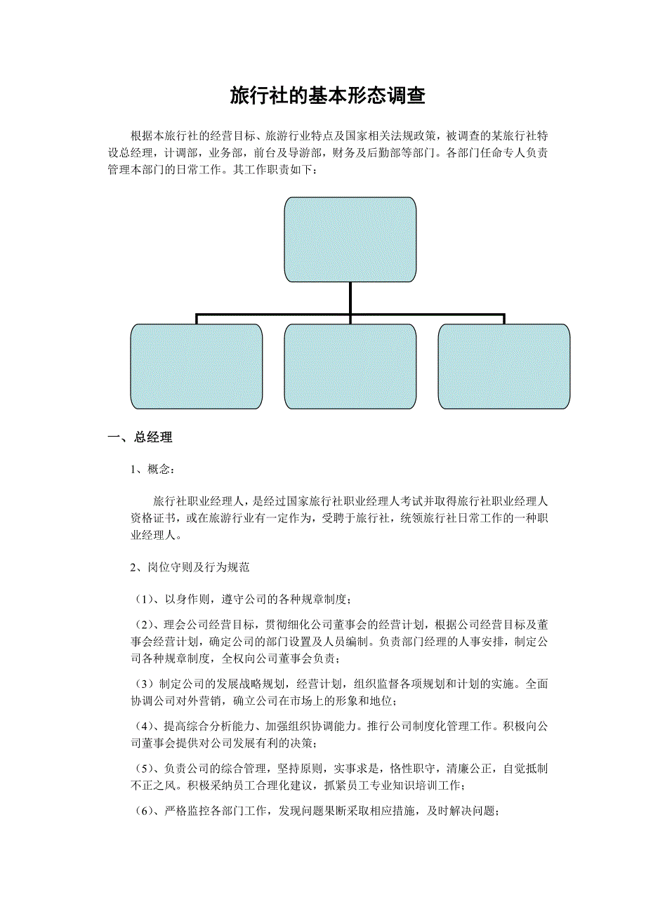 旅行社部门设置及其职责[1].doc_第1页