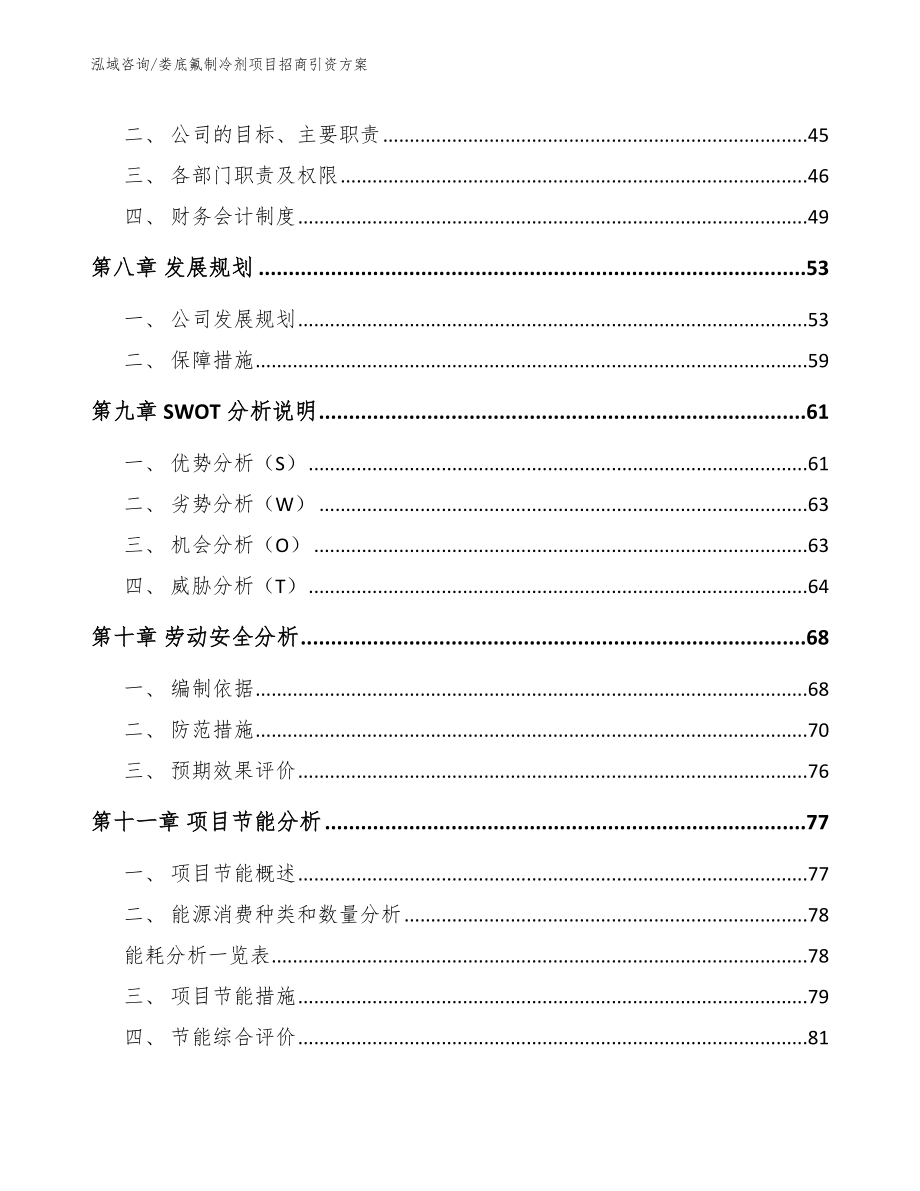 娄底氟制冷剂项目招商引资方案（模板范文）_第4页