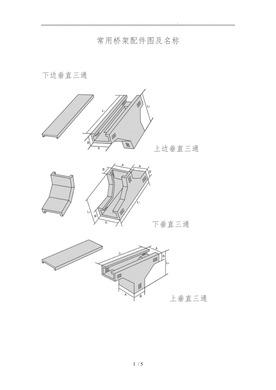 常用桥架配件名称_第1页