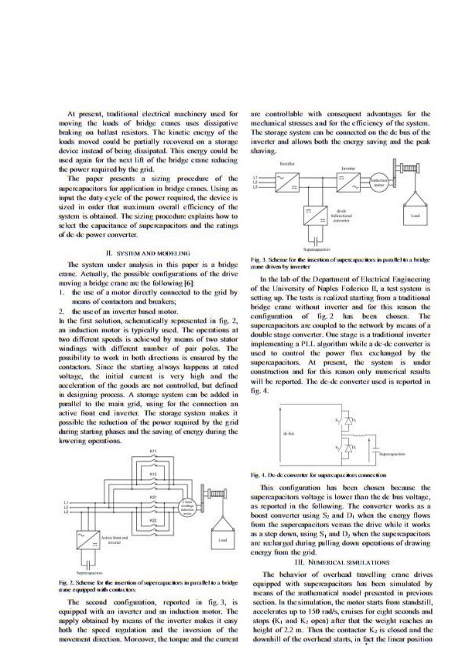 外文翻译--使用超级电容器为桥式起重机节能_第2页