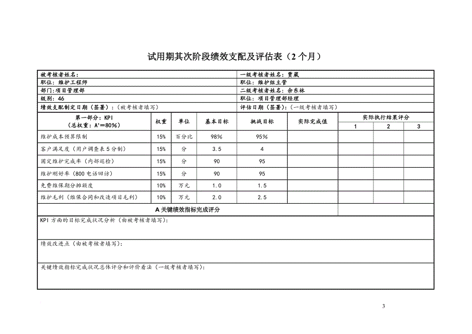 绩效计划及评估表_第3页