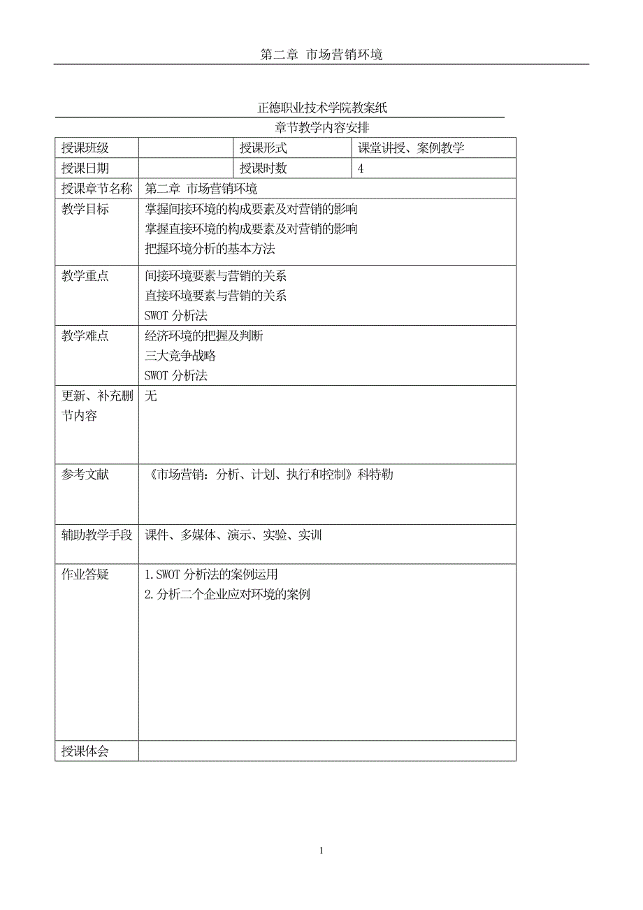 市场营销重点课程 第二章 市场营销环境.doc_第1页