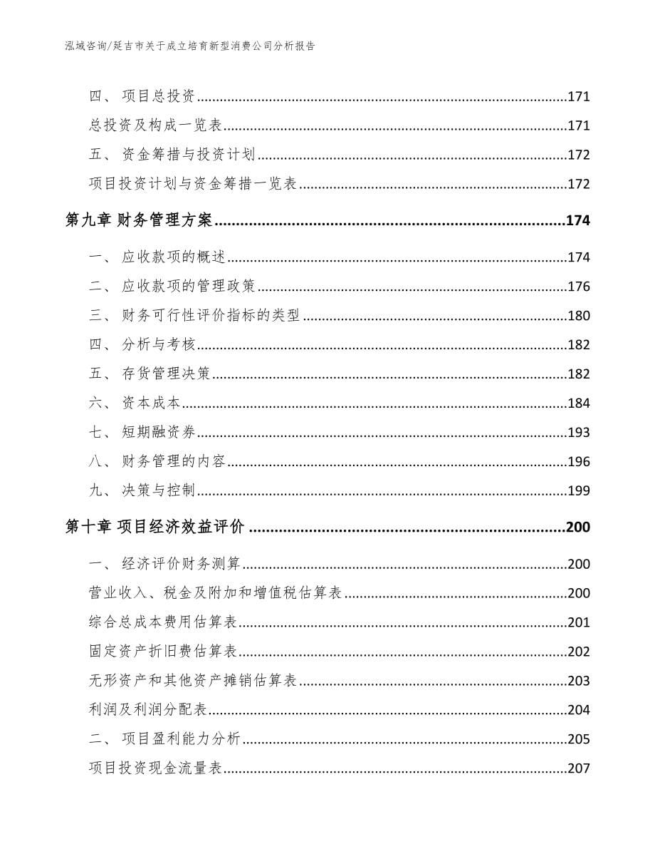 延吉市关于成立培育新型消费公司分析报告（参考模板）_第5页