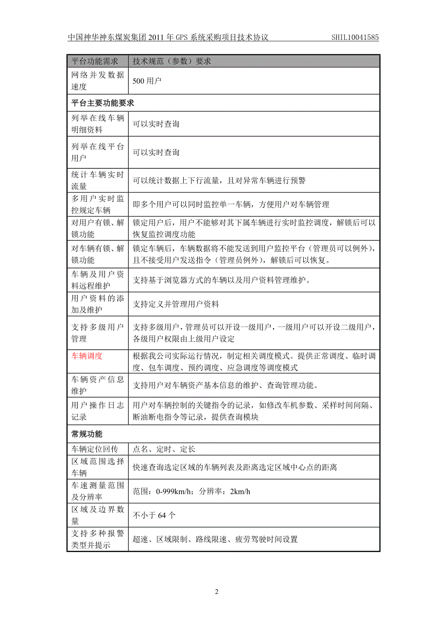 GPS系统采购项目技术协议_第2页