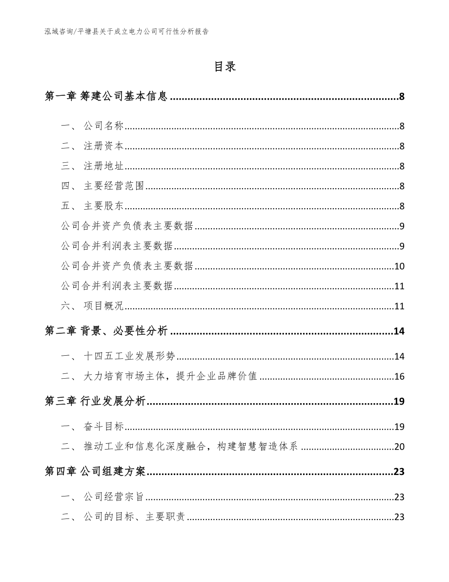 平塘县关于成立电力公司可行性分析报告_第2页
