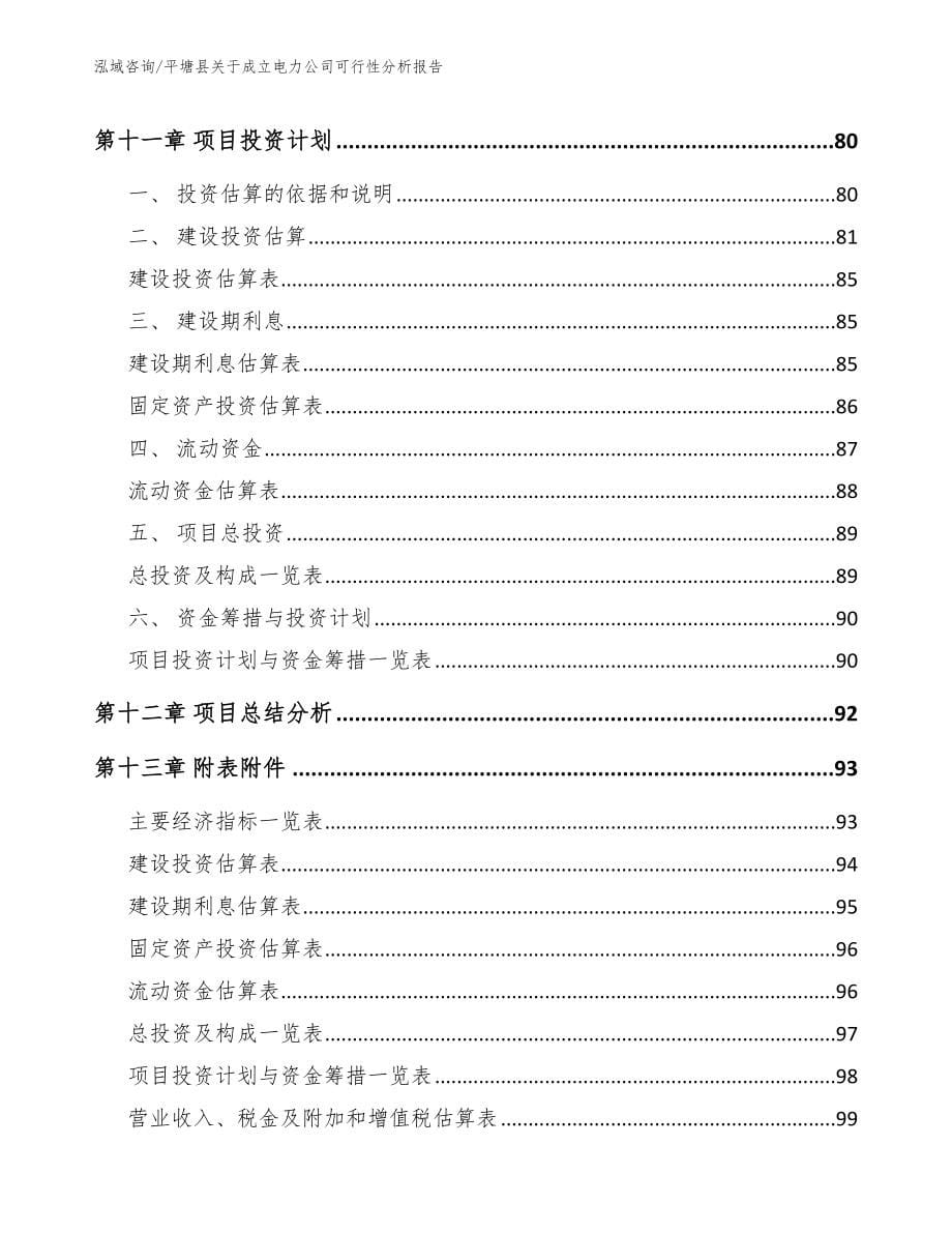 平塘县关于成立电力公司可行性分析报告_第5页