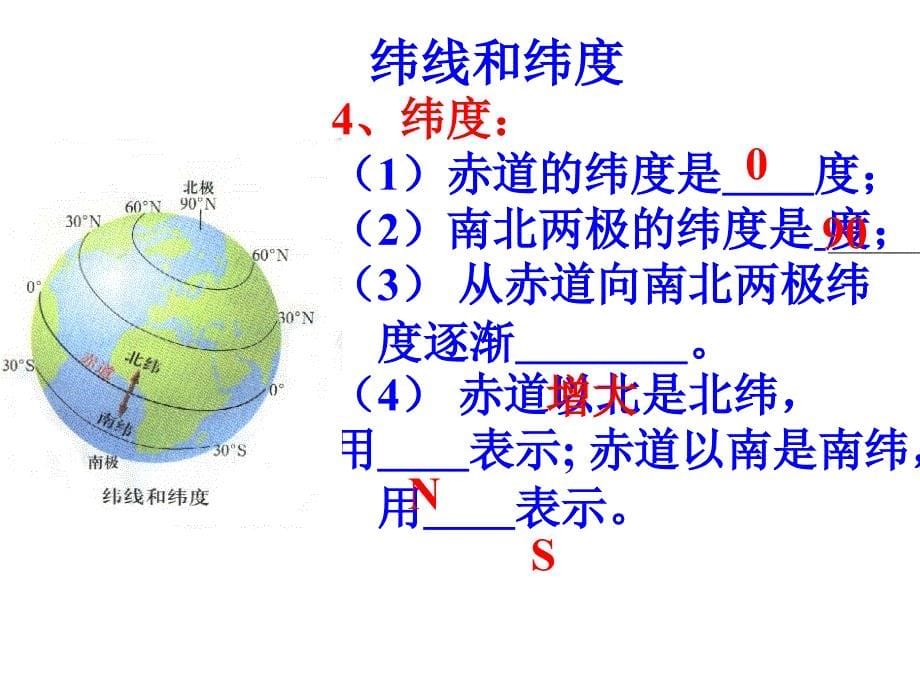 纬线和经线MicrosoftPowerPoint演示文稿_第5页