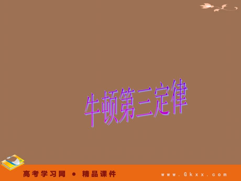 高一物理《牛顿第三定律》课件ppt_第2页