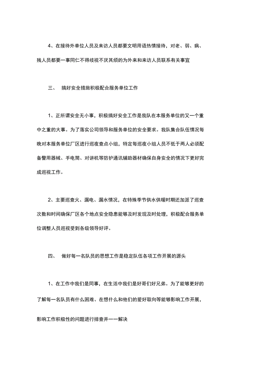 保安队长总结报告_第3页