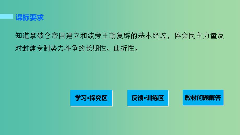 高中历史第五单元法国民主力量与专制势力的斗争2拿破仑帝国的建立与封建制度的复辟课件新人教版.ppt_第2页