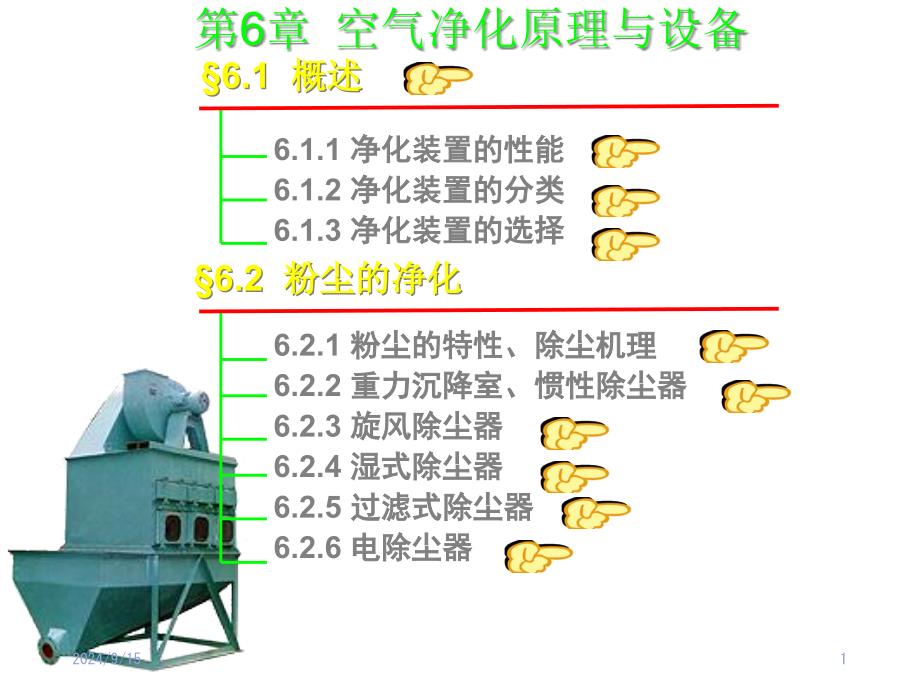 空气净化原理与设备课件_第1页