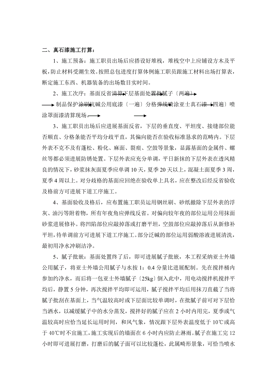 建筑行业某外墙真石漆施工方案_第2页