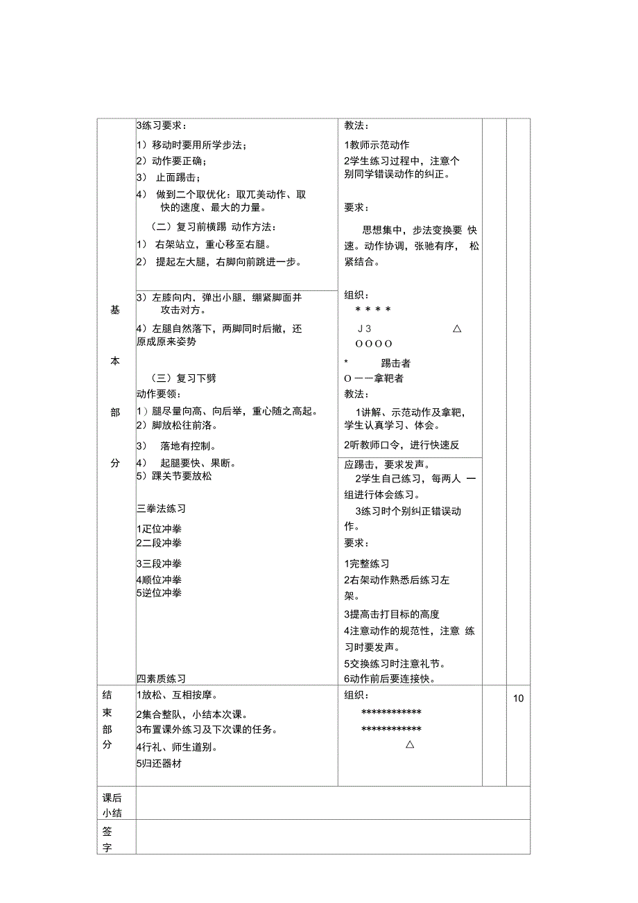 课程跆拳道性质选项上课_第2页