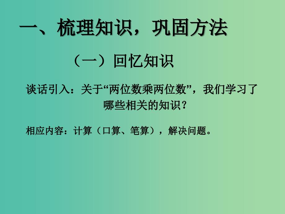 三年级数学下册10.总复习三课件新人教版_第2页