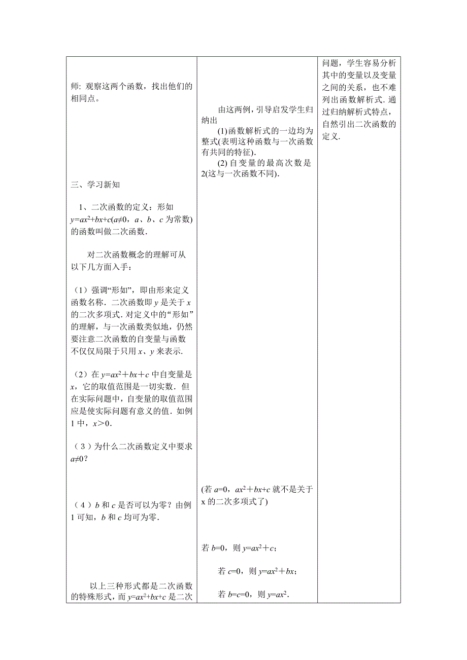 &#167;26.1二次函数的概念[1]_第2页