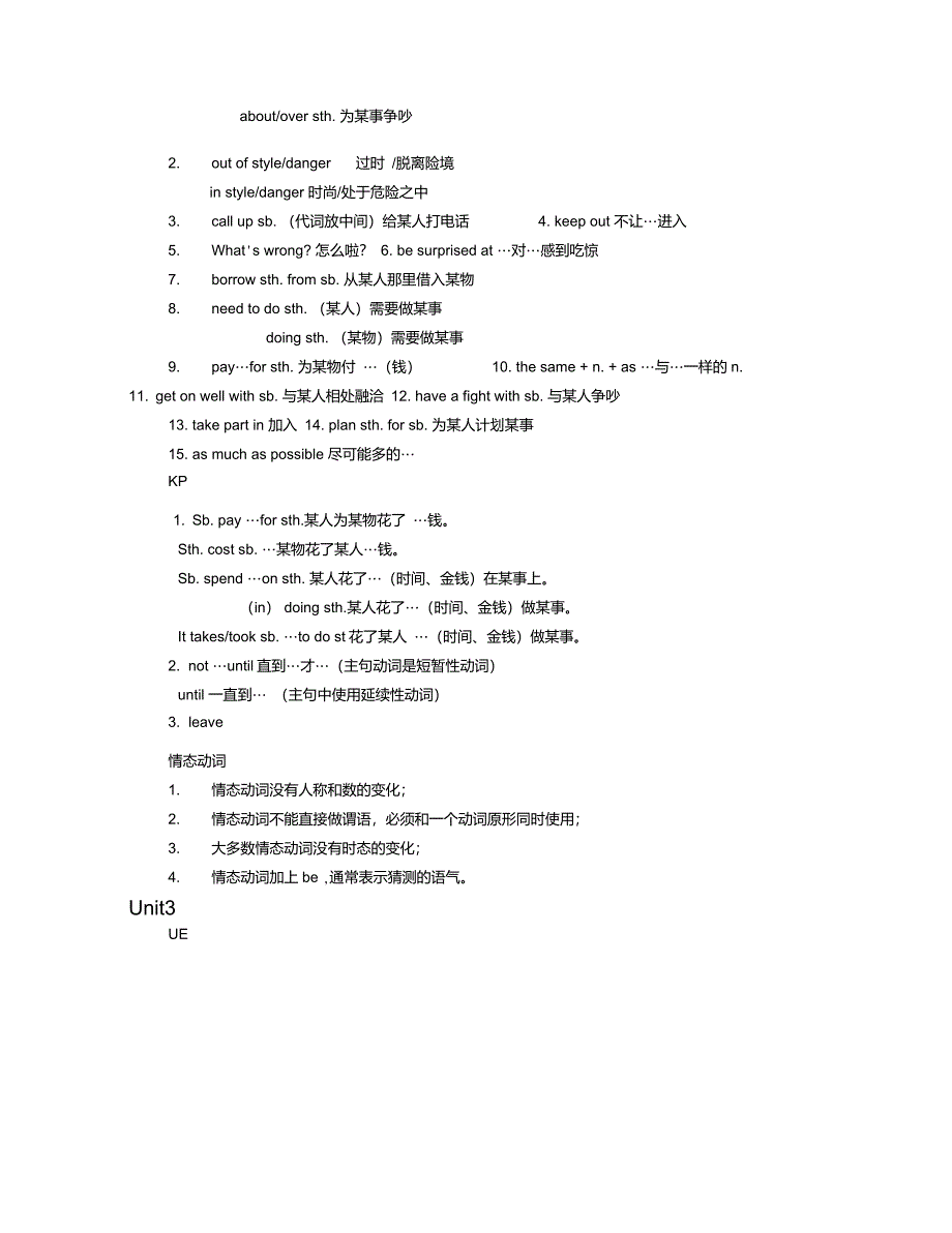 人教版新目标八年级英语下册期末复习提纲_第2页