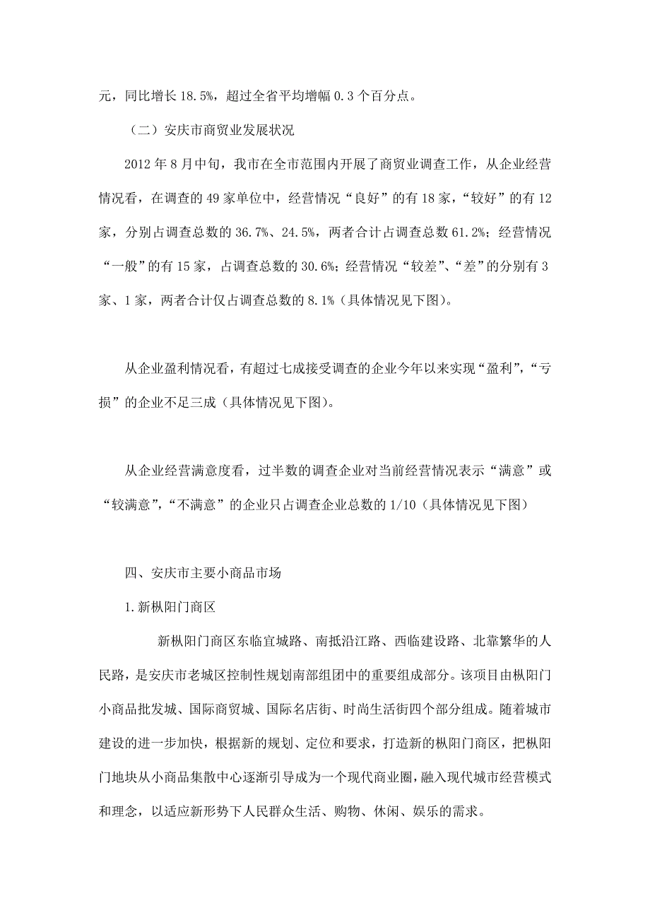 安庆市小商品市场调研报告_第4页