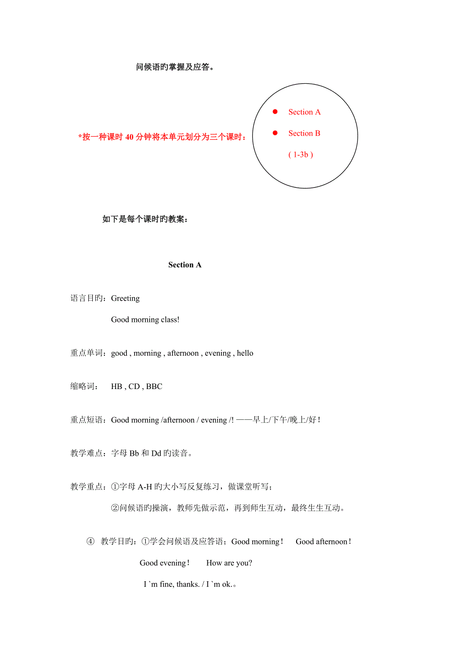 新目标英语七年级上册starter-unit教案_第2页