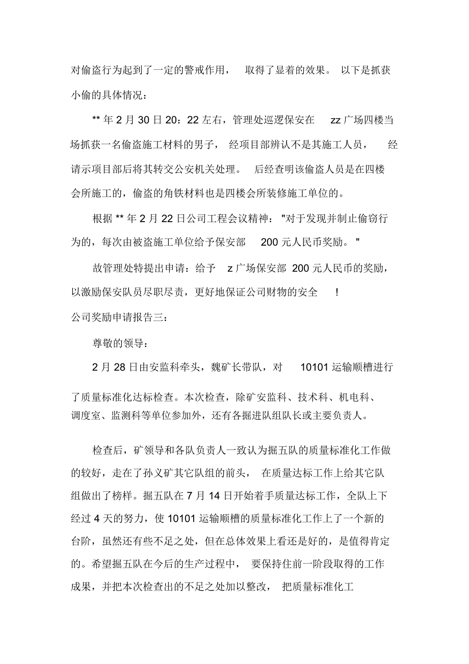 公司奖励申请报告_第2页