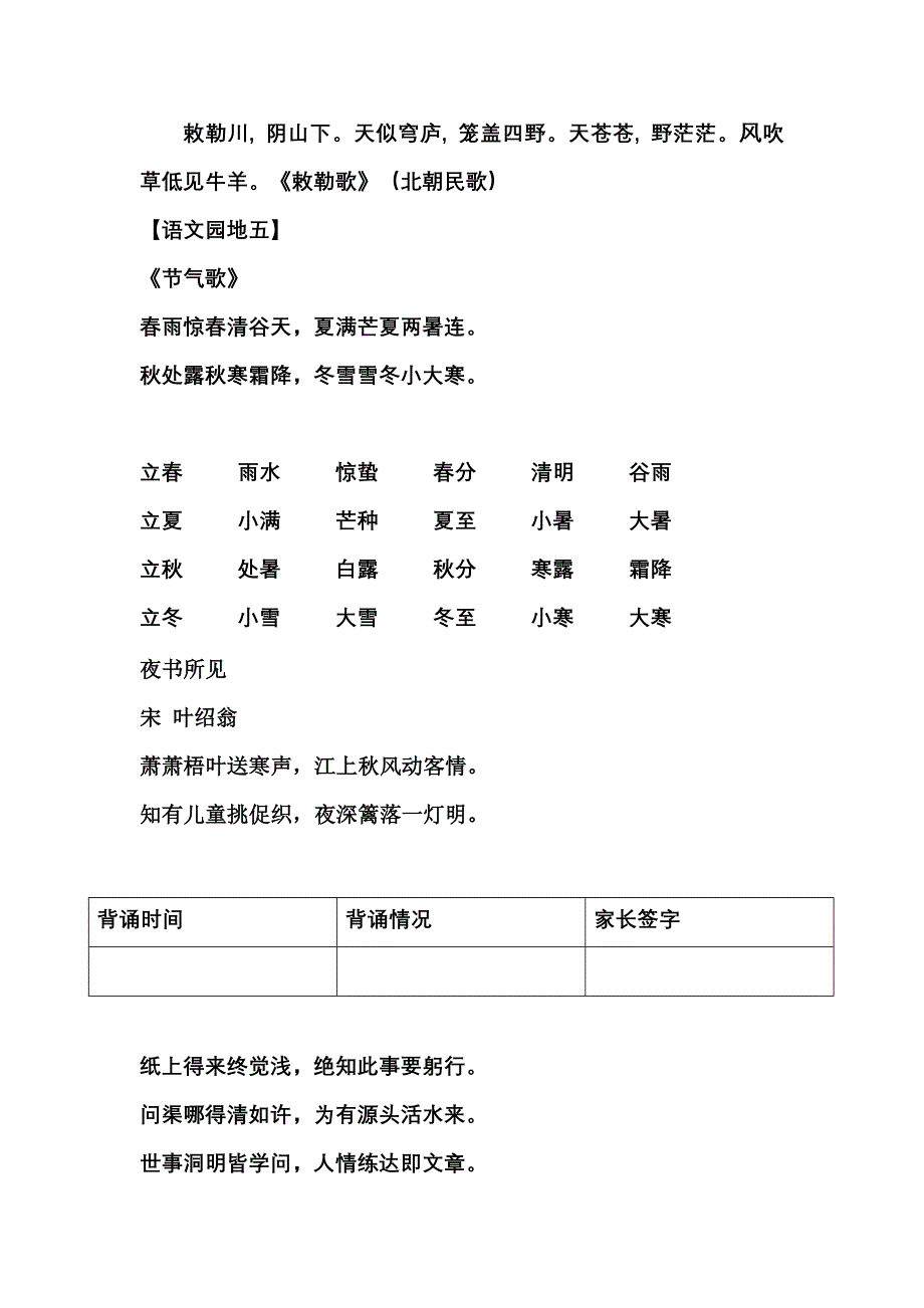 小学语文课本中的日积月累.doc_第2页