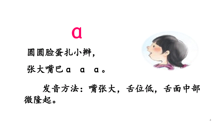 人教版小学语文一年级上册1a-o-e课件_第4页