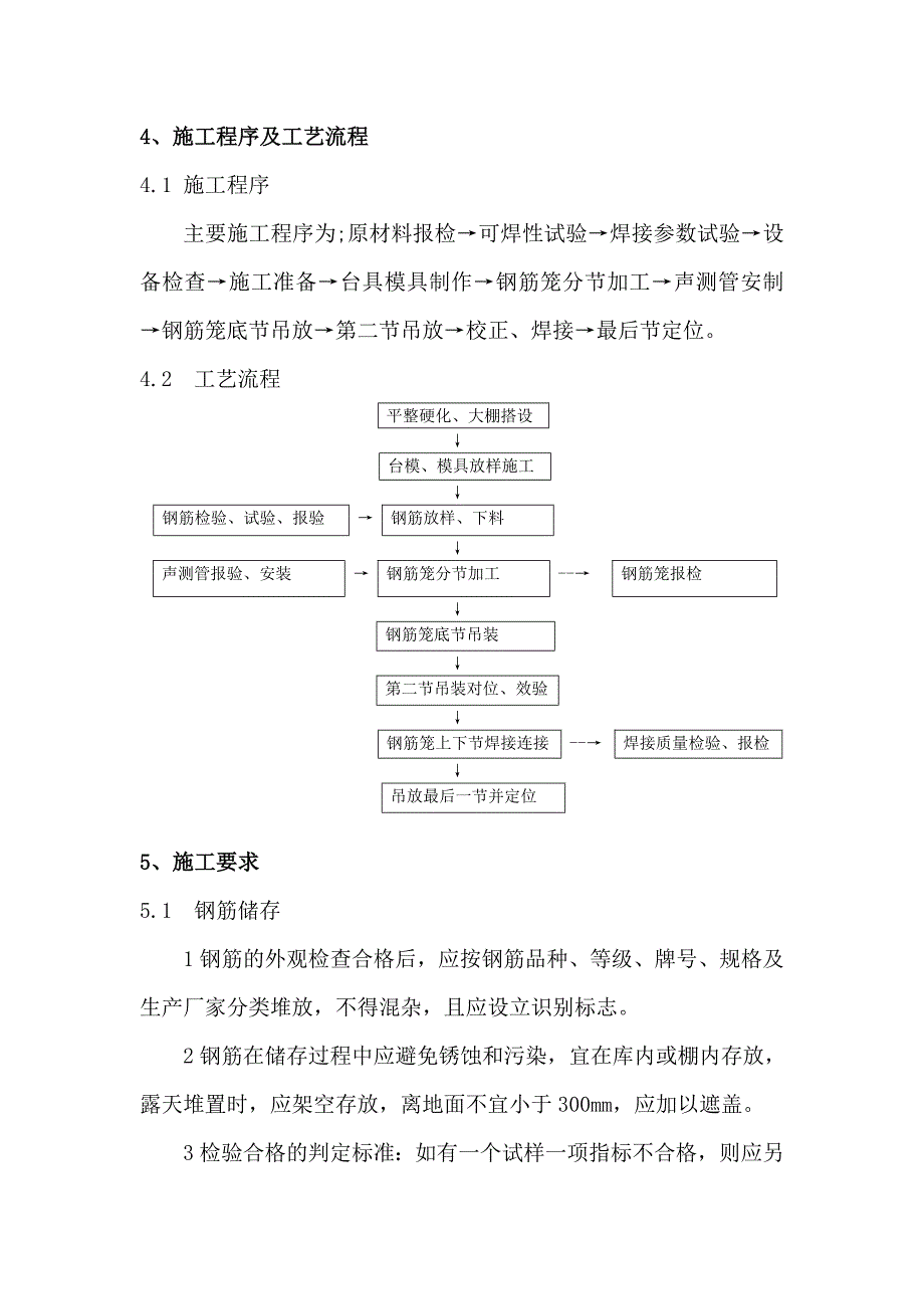 某铁路第二双线桥梁工程钻孔灌注桩钢筋笼制作及安装作业指导书_第3页