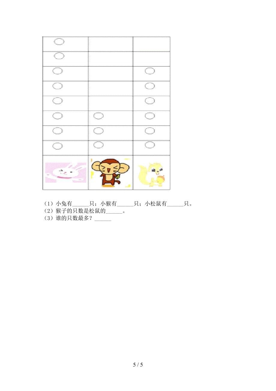 冀教版2021年二年级数学上册期末考试_第5页