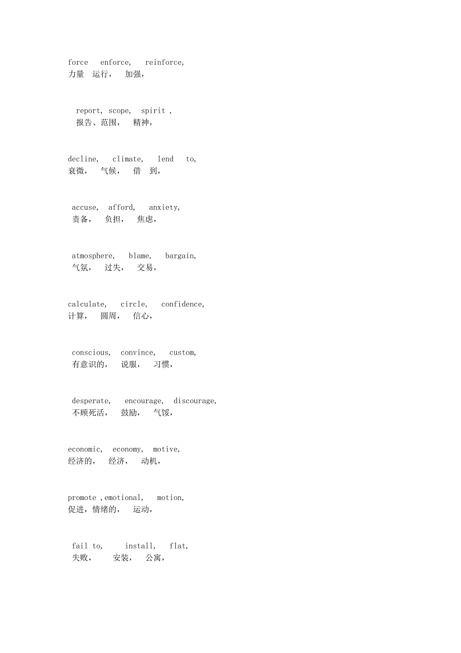 高考1000必背生词(带中文).doc_第1页