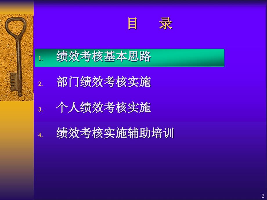 管理部门绩效考核指标课件_第2页