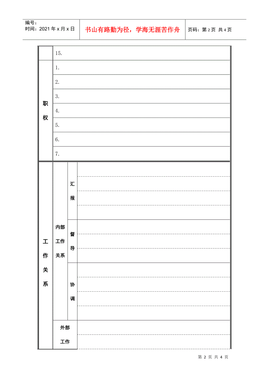 会计员岗位说明书_第2页