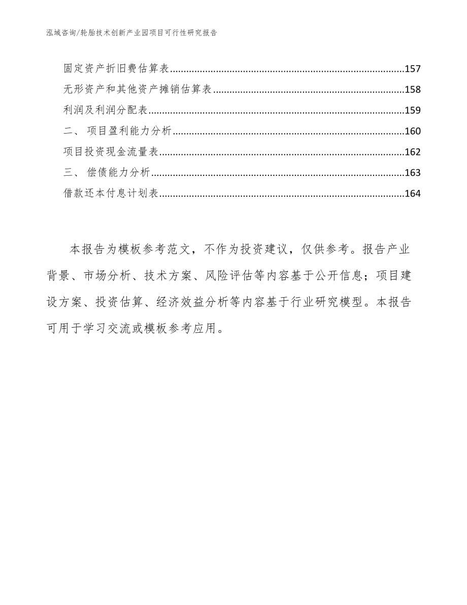 轮胎技术创新产业园项目可行性研究报告（模板参考）_第5页