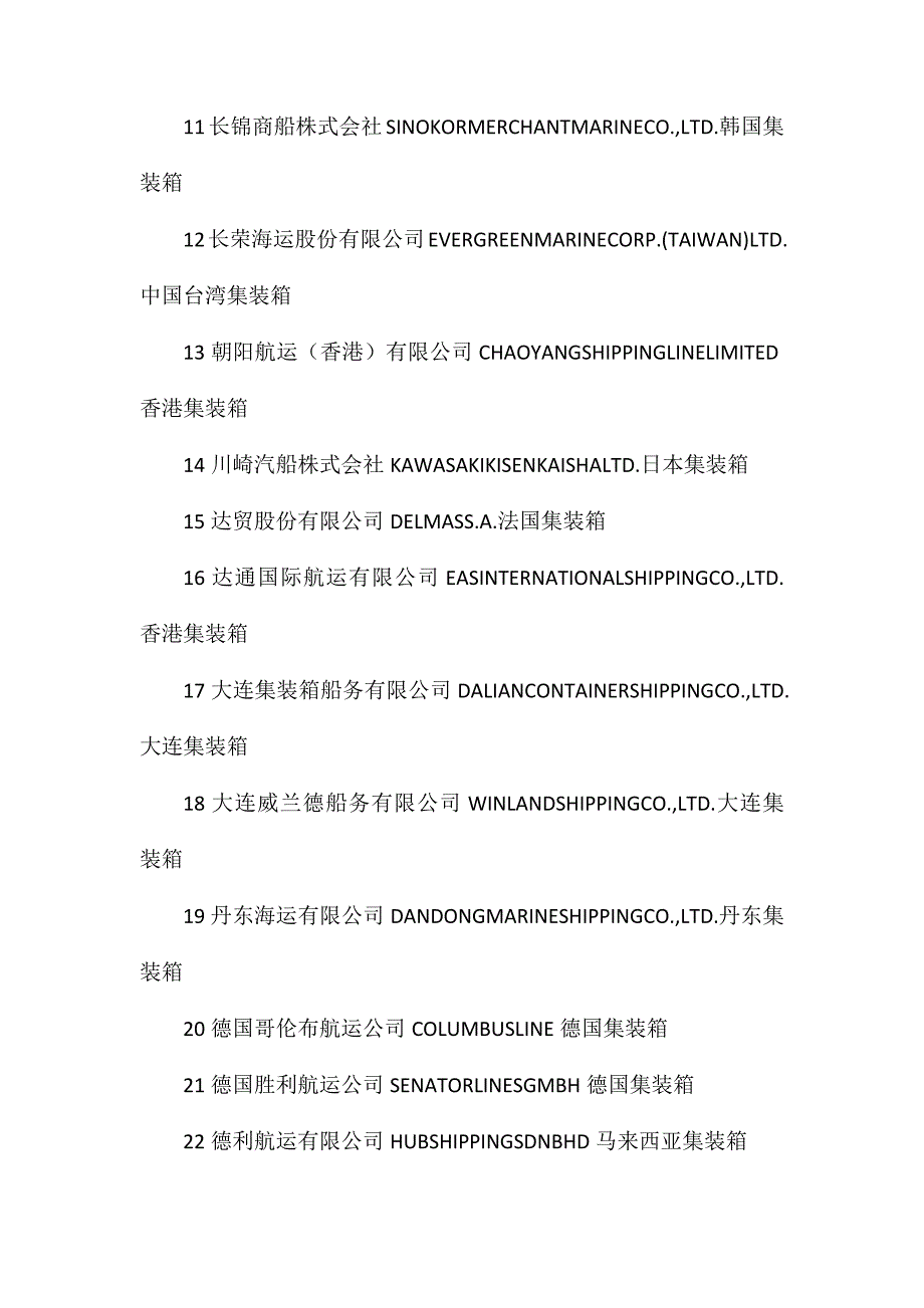 世界所有知名船务公司_第2页