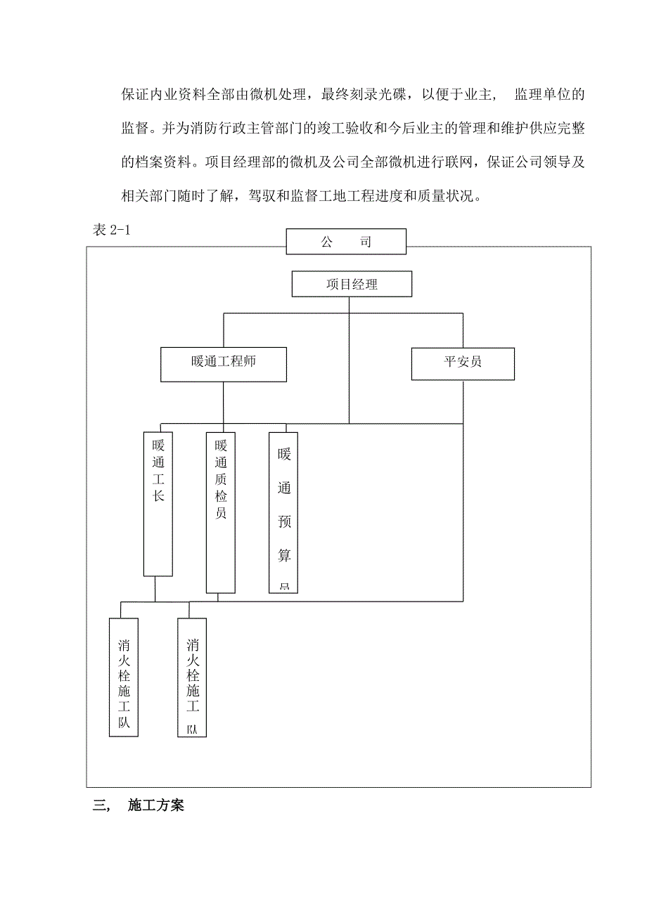 消防工程施工组织设计消防水_第4页