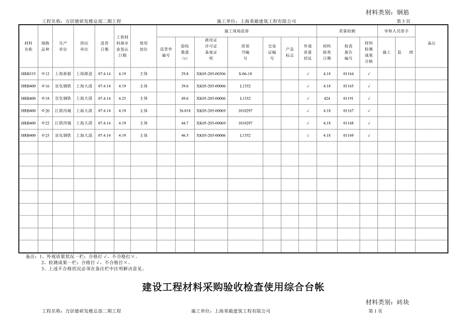 建设工程材料监督台帐_第3页