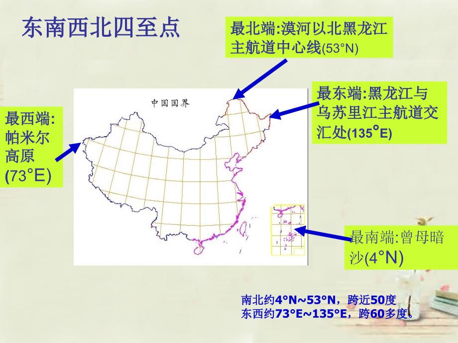 2022-2023八年级地理上册1.1辽阔的疆域第2课时课件新版商务星球版_第3页