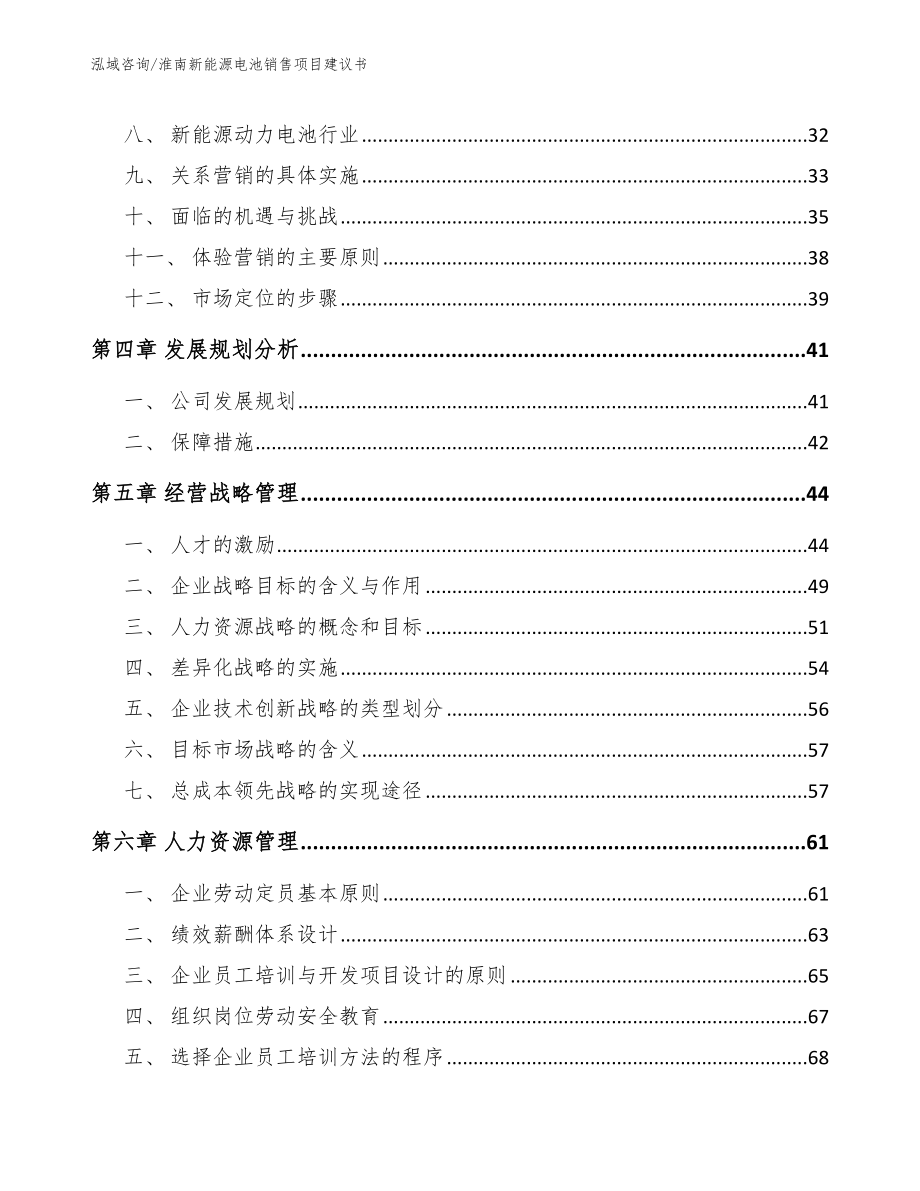 淮南新能源电池销售项目建议书模板_第2页