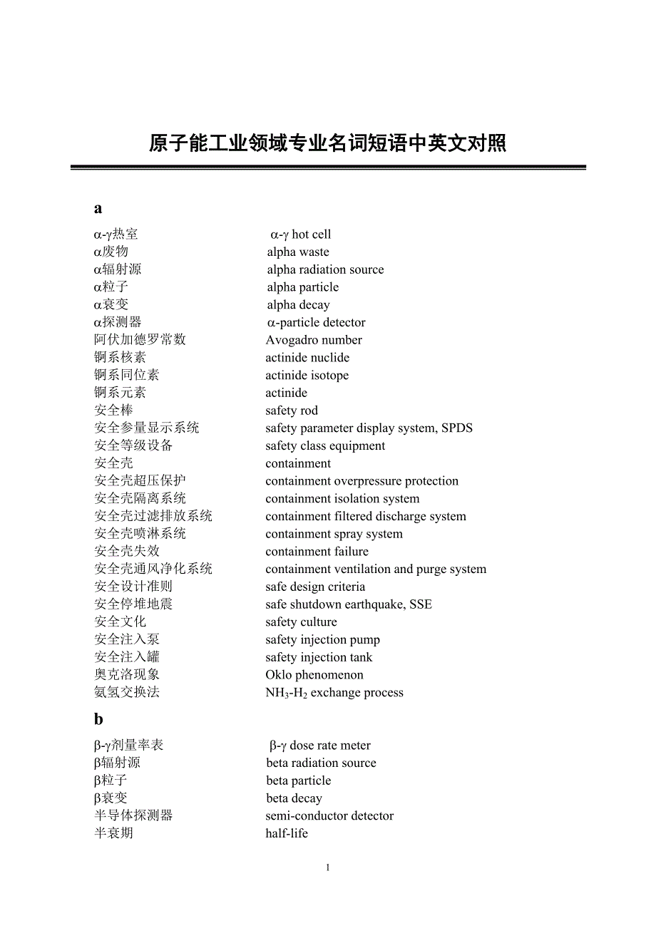 原子能工业领域常用英语短语.doc_第1页