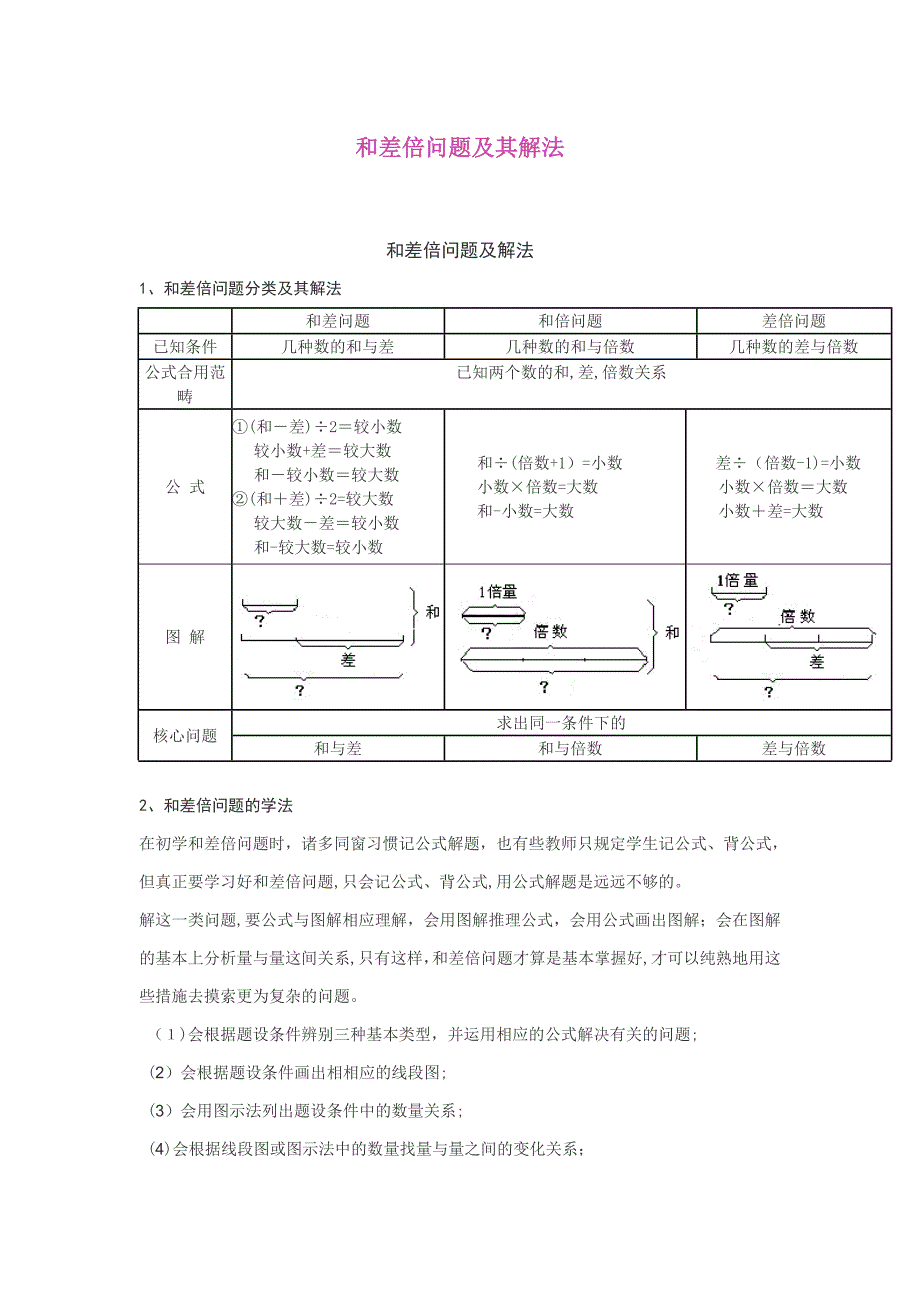 和差倍问题及其解法_第1页